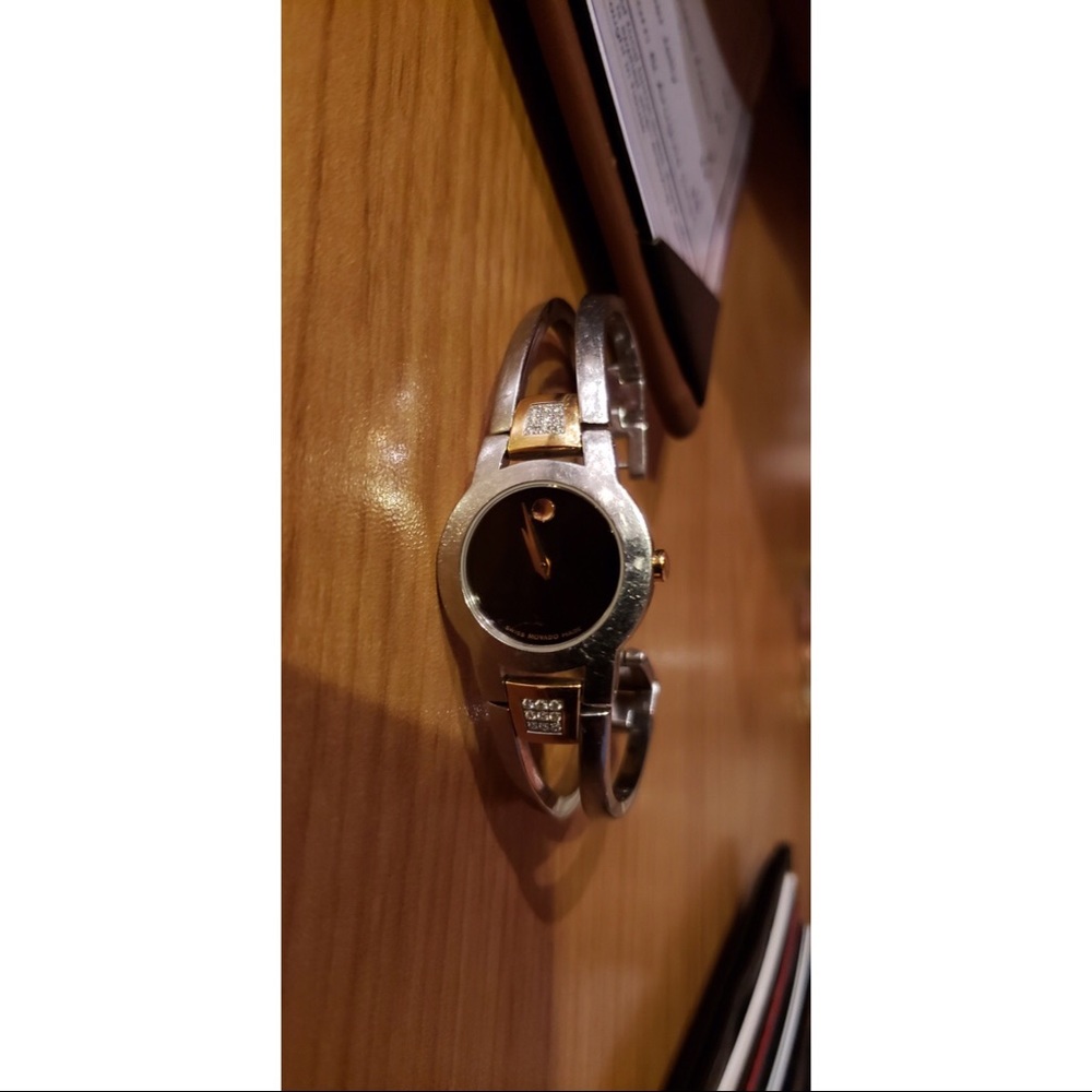 Diamond Movado Watch - Picture 5 of 8